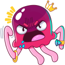 Стикер Медуза Джилл #31 ВКонтакте