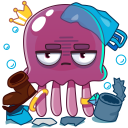 Стикер Медуза Джилл #34 ВКонтакте