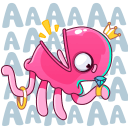 Стикер Медуза Джилл #42 ВКонтакте