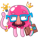 Стикер Медуза Джилл #44 ВКонтакте