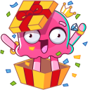 Стикер Медуза Джилл #47 ВКонтакте