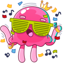 Стикер Медуза Джилл #48 ВКонтакте