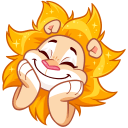 Стикер Лёва #1 ВКонтакте