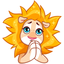 Стикер Лёва #10 ВКонтакте