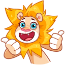 Стикер Лёва #16 ВКонтакте