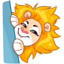 Стикер Лёва #18 ВКонтакте