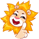 Стикер Лёва #23 ВКонтакте