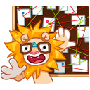 Стикер Лёва #27 ВКонтакте