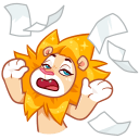 Стикер Лёва #30 ВКонтакте