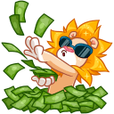 Стикер Лёва #38 ВКонтакте