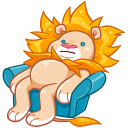 Стикер Лёва #40 ВКонтакте