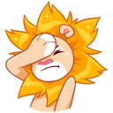 Стикер Лёва #44 ВКонтакте