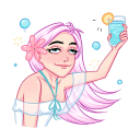 Стикер Летта #17 ВКонтакте