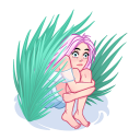 Стикер Летта #21 ВКонтакте