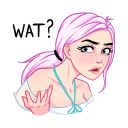 Стикер Летта #23 ВКонтакте