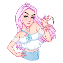 Стикер Летта #38 ВКонтакте