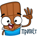 Стикер Чоко #1 ВКонтакте