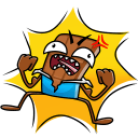 Стикер Чоко #28 ВКонтакте