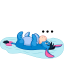 Стикер Ушастик #26 ВКонтакте