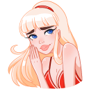 Стикер Отдыхаем с Каталиной #6 ВКонтакте