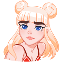 Стикер Отдыхаем с Каталиной #21 ВКонтакте