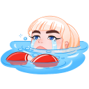 Стикер Отдыхаем с Каталиной #26 ВКонтакте