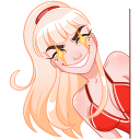 Стикер Отдыхаем с Каталиной #35 ВКонтакте