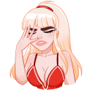 Стикер Отдыхаем с Каталиной #43 ВКонтакте