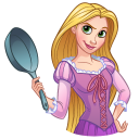 Стикер Рапунцель #5 ВКонтакте