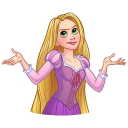 Стикер Рапунцель #14 ВКонтакте