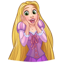 Стикер Рапунцель #17 ВКонтакте