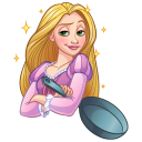 Стикер Рапунцель #19 ВКонтакте