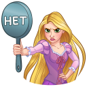 Стикер Рапунцель #27 ВКонтакте