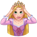 Стикер Рапунцель #30 ВКонтакте