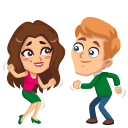 Стикер Ходим в гости! #23 ВКонтакте