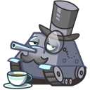 Stiker World of Tanks Fan #23 ВКонтакте