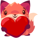 Stiker Foksi #8 ВКонтакте