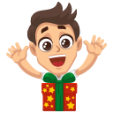 Стикер Новогодние гости #13 ВКонтакте