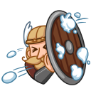 Стикер Викингтер #14 ВКонтакте