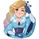 Стикер Ақшақар #7 ВКонтакте