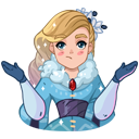 Стикер Ақшақар #8 ВКонтакте