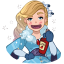 Стикер Ақшақар #23 ВКонтакте