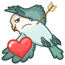 Sticker Lovebirds #6 VK