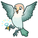 Sticker Lovebirds #9 VK