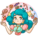 Стикер Тәттіқұмар #1 ВКонтакте