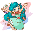 Стикер Тәттіқұмар #4 ВКонтакте