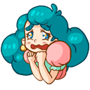 Стикер Тәттіқұмар #14 ВКонтакте