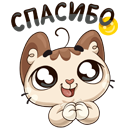 Стикер Котик #3 ВКонтакте
