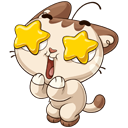 Стикер Котик #13 ВКонтакте