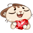 Стикер Котик #15 ВКонтакте